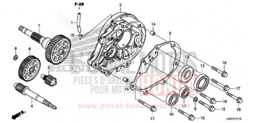 BOITE DE VITESSES SH125ADN de 2022